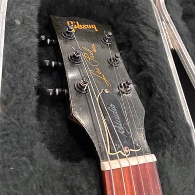 2012 Gibson Les Paul Studio - Ebony-Worn/Relic SF Slash 2.0 and Vintage wiring image 4