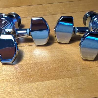 Jin-Ho Sperzel-Clone Locking Tuning Machines -- 3 x 3; Chrome; Mint Condition image 1