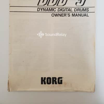 Korg DDD-5 - Drum Machine 80s - Manual Included - Tested image 13