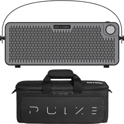 HOTONE PULZE AP-30BK Portable Modeling Bluetooth Amplifier Touch Screen Guitar Bass IR Cabinets with Multi FX Stereo Mobile APP Multifunctional w/ Bag image 1