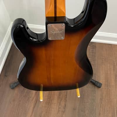 Squier 50s Vibe Precision Sting bass sunburst 2021 electric bass guitar image 18