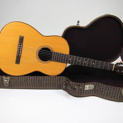 Vintage 1965 Giannini Model 522 Brazilian Rosewood Classical Guitar with Original Hard Shell Case! image 1