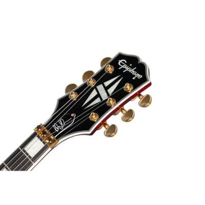 Epiphone Alex Lifeson Les Paul Custom Axcess (Ruby) - Single Cut Electric Guitar image 5