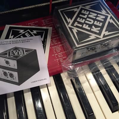 TELEFUNKEN DI TDP-2 テレフンケン Telefunken TDP-2 2-channel Passive Instrument Direct Box | Sweetwater