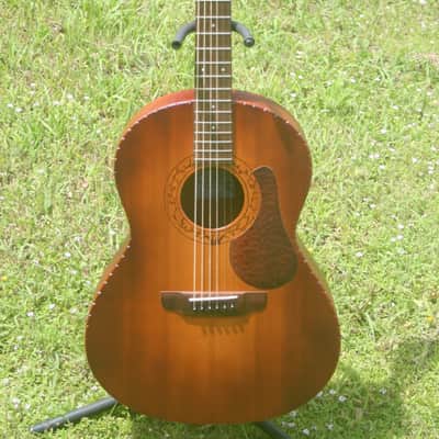 2002 Yairi R2AN Antique Processed OOO size Acoustic Guitar (Limited edition) - Natural+Yairi Hard Case image 2
