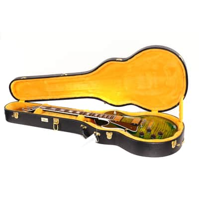 Gibson Custom Shop Les Paul Custom Made 2 Measure Iguana Burst Gloss Left-Handed image 13