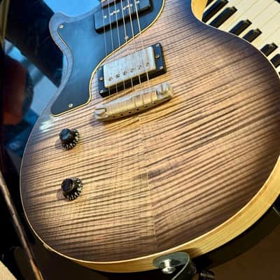 Nik Huber LEFT HANDED KRAUSTER II “ Custom Shop” KORINA & Super Flame Top 2016 Charcoal Black image 20