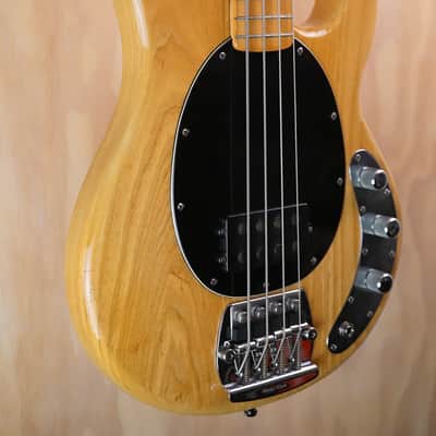 1979 Music Man StingRay 4 H Bass Natural 4-String Electric Bass Guitar, Hard Case - Very Good Condition image 2