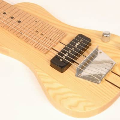 SX Lap 8 Ash NA 8 String Lap Steel Guitar w/Stand and Bag image 5