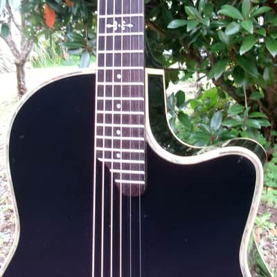 Alvarez Yairi 1990 YD88 BK Made In Japan "Paul McCartney" Black+Hard Case image 3