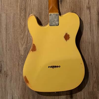 Big River “Moses” T-Style • Aged Butterscotch Nitro • Roasted Maple/Rosewood • A5 Vintage Pickups image 9