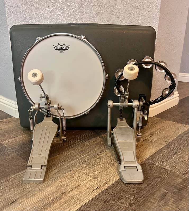 “GREY GOOSE” busker style suitcase drum by Vintage Suitcase Kick Drums image 1