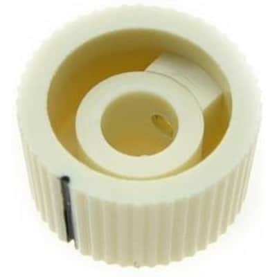 10pcs Aged White Vintage Barrel Guitar Amplifier Knob Round Knobs with Set Screw image 2