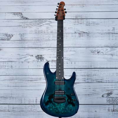 Music Man Jason Richardson Cutlass HT 7-String Electric Guitar | Water Temple image 3