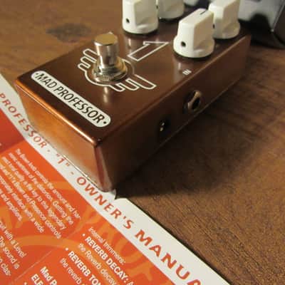 Mad Professor 1 Brown Sound Distortion / Reverb Effects Pedal LIKE NEW image 3