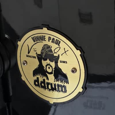 VINNIE PAUL'S PROTOTYPE Pantera Custom Signature DDrum USA Artist Snare Drum - 1 of 1 - Owned by drummer Vinnie Paul - Signed COA - Metal Collector Memorabilia Dime Dimebag Darrell image 4