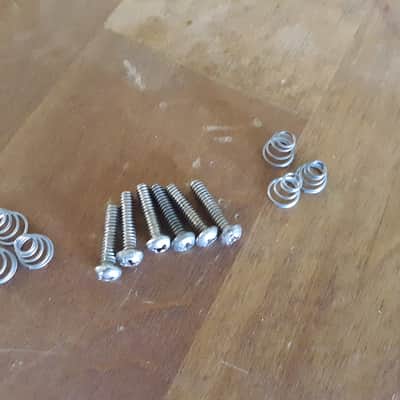 Vintage 1960s 1970s set Fender guitar pickup screws springs Stratocaster Mustang image 2