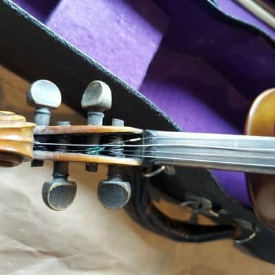 Antonius Stradivarius Cremonensis Faciebat Copy Anno 17 Violin, Good Condition image 4