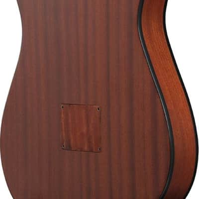 Ibanez FRH10N Thinline Acoustic-Electric Classical Guitar, Solid Spruce Top image 4