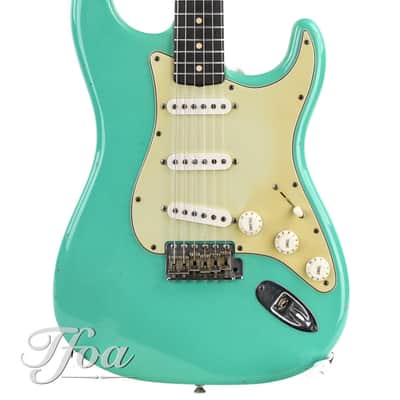 Fender 61 Stratocaster Relic Masterbuilt John English Seafoam Green 2002 image 1