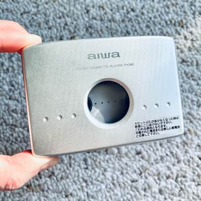 [Rare Full Box] AIWA PX380 Walkman Cassette Player, Awesome Silver ! Working ! image 10