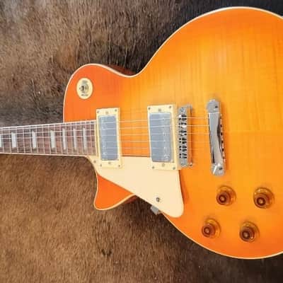 Firefly LH Left Handed FFLPS Les Paul Transparent Honey Flame image 4