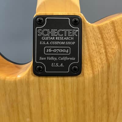 2016 Schecter USA Custom Shop PT CTM Exotic Figured Koa Swamp Ash Natural Gloss image 16
