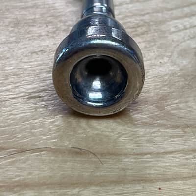 Jerome Callet Number 5 Trumpet mouthpiece Vintage - Silver image 6