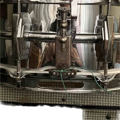Ludwig / Super Ludwig, 1960-1963,  Pre-Serial Keystone Badge, Chrome Over Brass, 5” x 14” Concert Snare Drum image 5