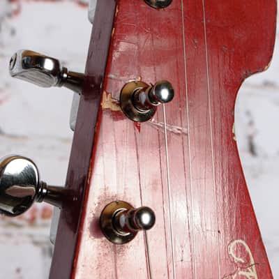 Galanti - 1960's Grand Prix Made In Italy Electric Guitar Cherry - VINTAGE image 6