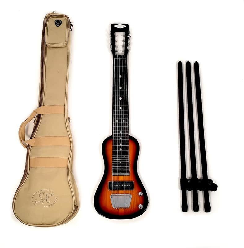SX Lap 8 Ash 3TS 8 String Lap Steel Guitar w/Stand and Bag | Reverb