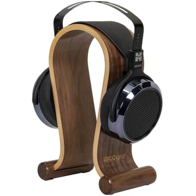 Sony Wireless Headphones with Microphone, Black with Wood Headphone Display Stand image 3