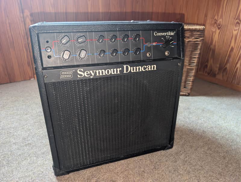 Seymour Duncan Convertible 2-Channel 100-Watt 1x12" Guitar Combo 1980s - Black image 1
