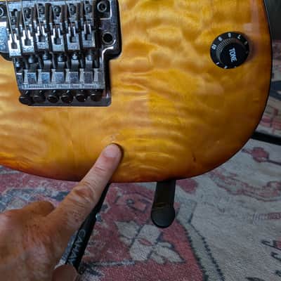 Ibanez USRG10-HS USA Custom RG 1994 - Honey Sunburst image 7