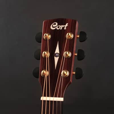 Cort GAMYBEVELNAT Grand Regal Acoustic Cutaway Guitar. Natural Glossy Arm Bevel DIRECT SHIP image 5