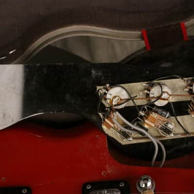 Gretsch ASTRO-JET model 2126 w/original strap, polish cloth, and manual 1965 Red image 18