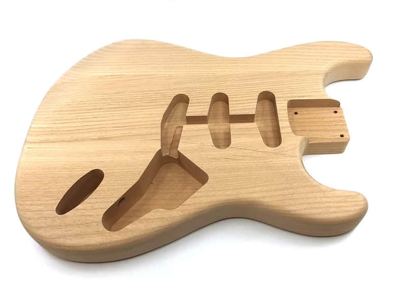 Solo Pro ST Style 3pc Alder Unfinished Guitar Body image 1