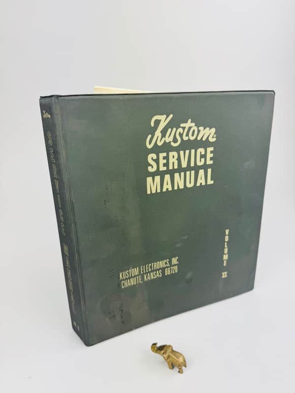 Kustom Service Manual – Volume II 1971 image 1