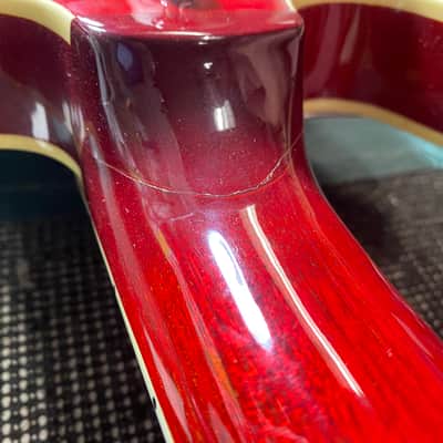 1996 Epiphone Riviera CH - Cherry - Includes OHSC image 17
