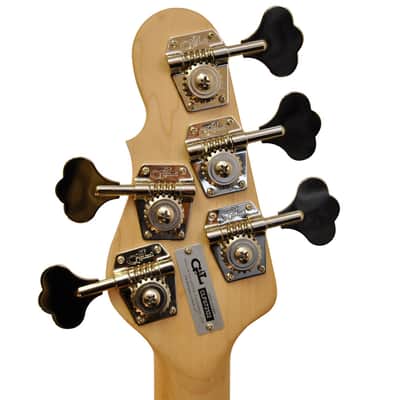 G&L MJ-5 Empress Wood Body Ultra Light Weight Bass  Orange Transparent image 7