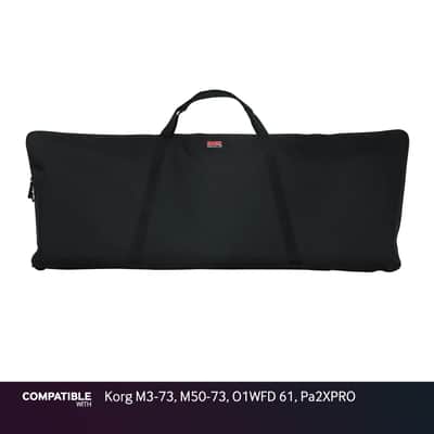 Gator Economy Keyboard Gig Bag for Korg M3-73, M50-73, O1WFD 61, Pa2XPRO image 1