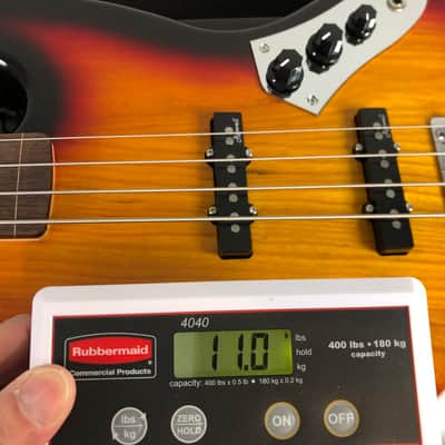 Harley Benton JB-40FL SB FRETLESS Sunburst 4-String Bass image 15