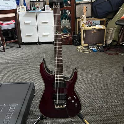 Schecter C1 Hellraiser 2000s - Black Cherry image 10