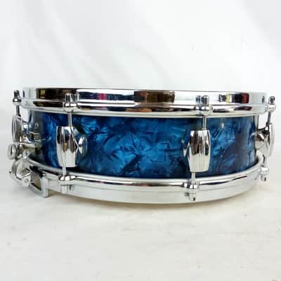 Premier 14x4"Royal Ace #10 Blue Pearl Wrap Vintage 60s Piccolo Super Die-Cast UK image 5