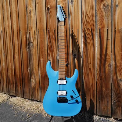 Schecter DIAMOND SERIES Aaron Marshall AM-6 Satin Royal Sapphire 6-String Electric Guitar image 2
