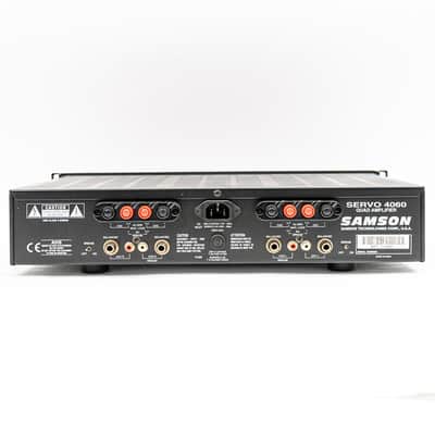 Samson Servo 4060 Quad 4-Channel Power Amplifier Rack Amp 60W x4 image 4