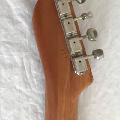 Electric Guitar - Brown Reclaimed Wood - T-Style - Fork Lift 027 image 8
