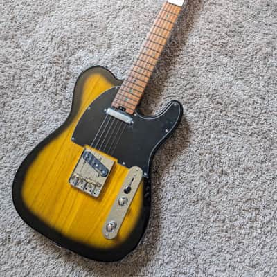 Electric Guitar Soloking MT-1 Ash Fm With Roasted Flame Maple Neck In 2 Color Sunburst Nafiri Special Run image 2