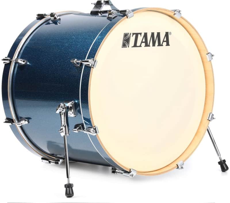 Tama Superstar Classic Maple Bass Drum - 18 inches x 22 inches  Indigo Sparkle image 1