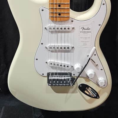 Fender Standard Stratocaster Electric Guitar - Olympic White 2025 image 2